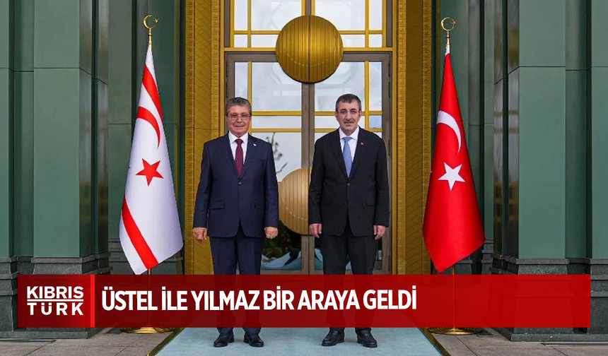 Ünal Üstel ile Cevdet Yılmaz bir araya geldi: İktisadi ve Mali İşbirliği Protokolü ele alındı