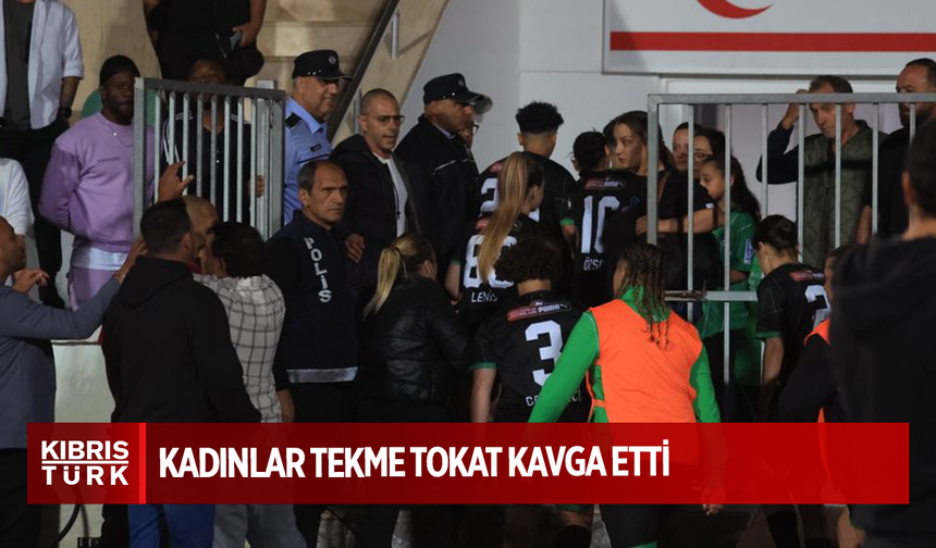 Kadınlar tekme tokat kavga etti