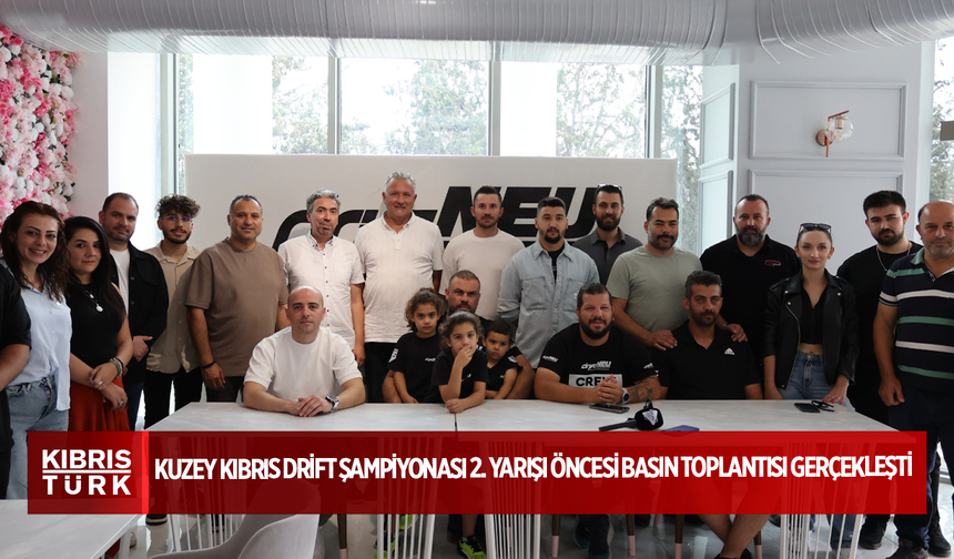Kuzey Kıbrıs Drift Şampiyonası 2. Yarışı Öncesi Basın Toplantısı Gerçekleşti