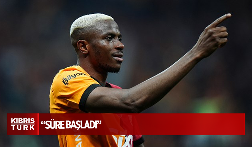 Galatasaray'dan Osimhen'in menajerine flaş cevap: Süre başladı