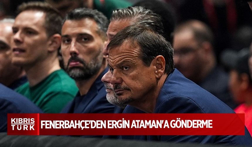 Fenerbahçe'den Ergin Ataman'a gönderme