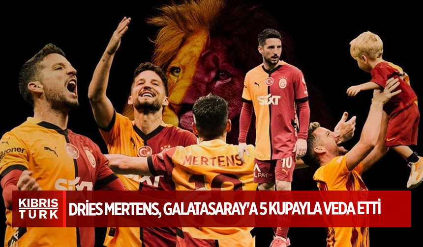 Dries Mertens, Galatasaray'a 5 kupayla veda etti