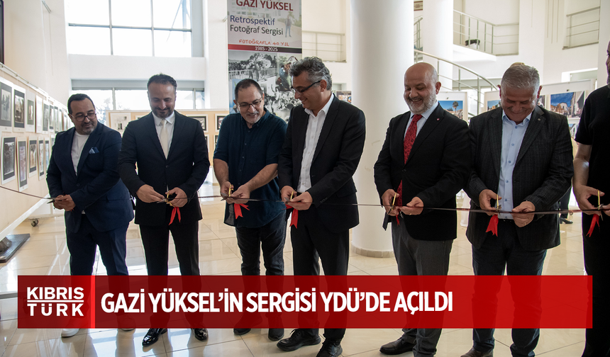 Gazi Yüksel’in sergisi YDÜ’de açıldı