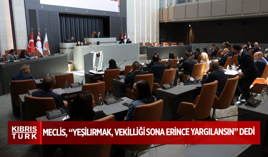 Meclis, oyçokluğuyla “Yeşilırmak, vekilliği sona erince yargılansın” dedi