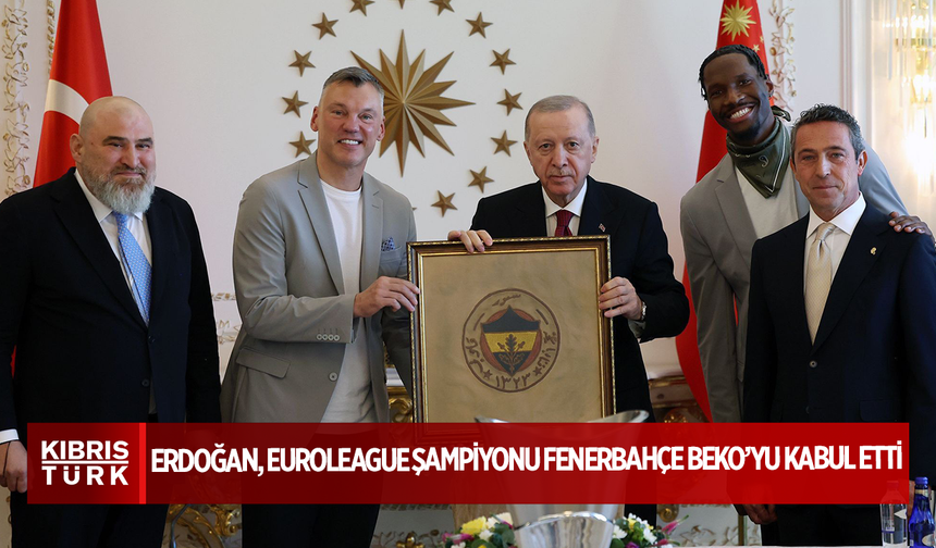Türkiye Cumhurbaşkanı Erdoğan, EuroLeague şampiyonu Fenerbahçe Beko'yu kabul etti