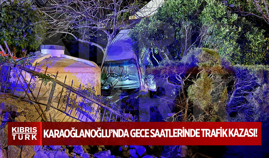 Karaoğlanoğlu’nda Gece Saatlerinde Trafik Kazası!
