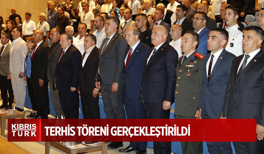 Tatar, Güzelyurt’ta Sivil Savunma Teşkilatı’nın terhis törenine katıldı