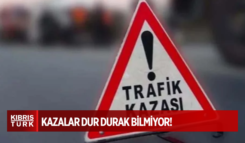İki ayrı trafik kazasında 2 kişi yaralandı