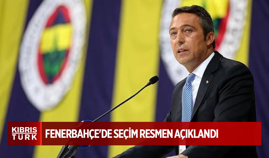 Fenerbahçe'de seçim resmen açıklandı: Ali Koç eylül ayında başkanlık seçimine gideceğini duyurdu!