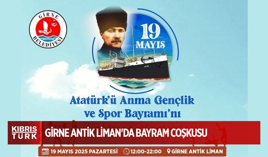 19 Mayıs'ta Girne Antik Liman'da bayram coşkusu