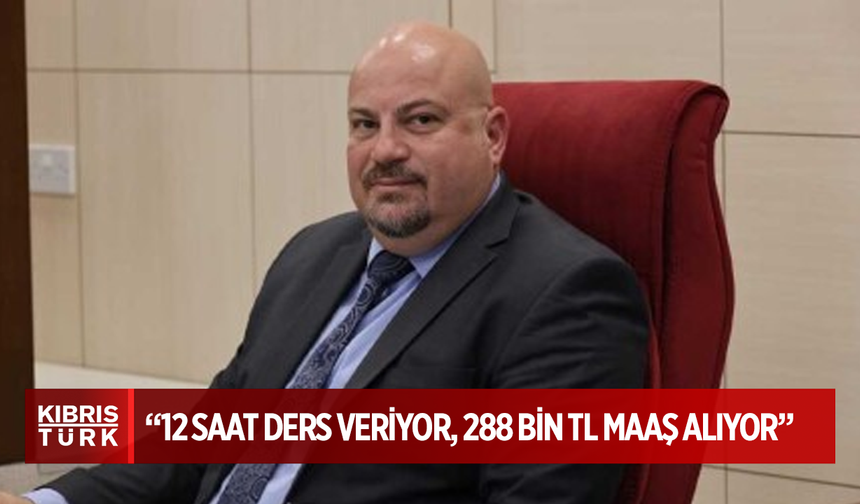 ''SİYASET YASAĞINI KALDIRDI, 288 BİN TL MAAŞLA DAÜ’DEN GEÇİNİYOR!”