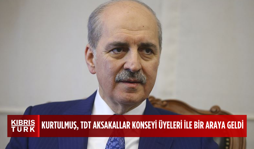 TBMM Başkanı Kurtulmuş, Lefkoşa'da TDT Aksakallar Konseyi üyeleriyle görüştü