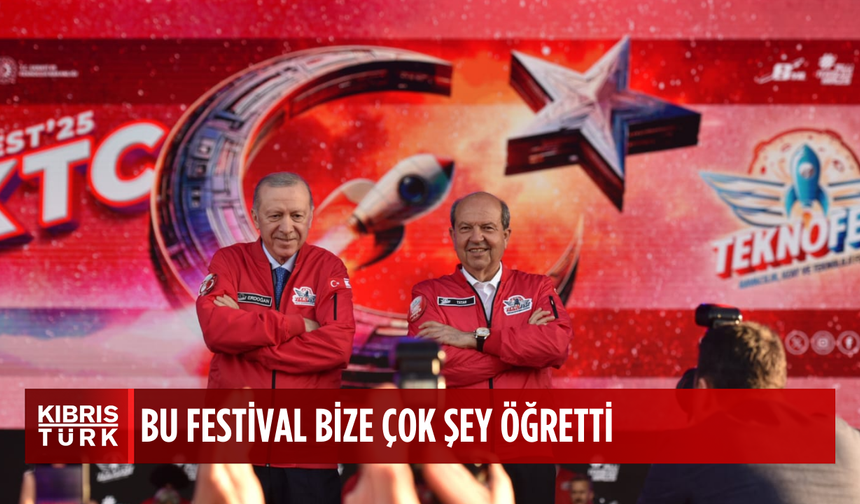 TEKNOFEST KKTC Ödül Töreni yapıldı... Tatar: “Bu festival bizlere çok şey öğretti, tarihi birlikte yazdık”