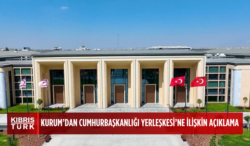 TC Çevre, Şehircilik ve İklim Değişikliği Bakanı Kurum'dan Cumhurbaşkanlığı Yerleşkesi açıklaması