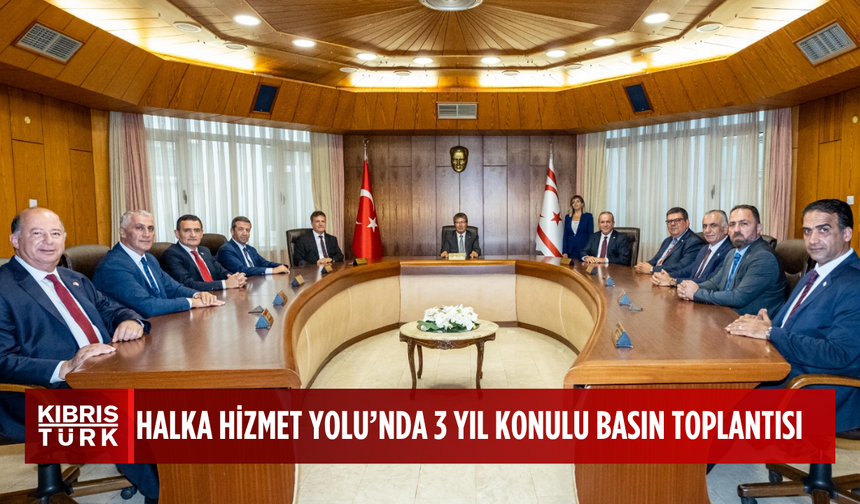 UBP-DP-YDP hükümeti perşembe günü “Halka Hizmet Yolunda Üç Yıl” başlıklı basın toplantısı düzenliyor