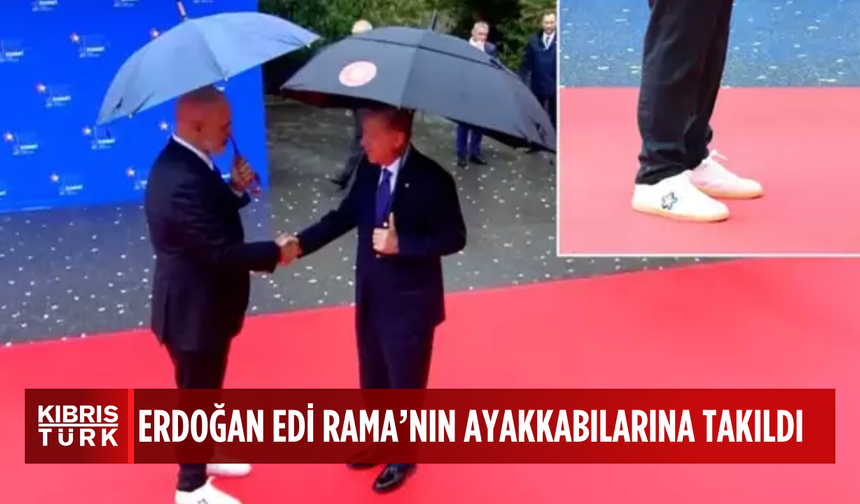 Edi Rama'nın ayakkabıları karşılamaya damga vurdu! Erdoğan takılmadan edemedi