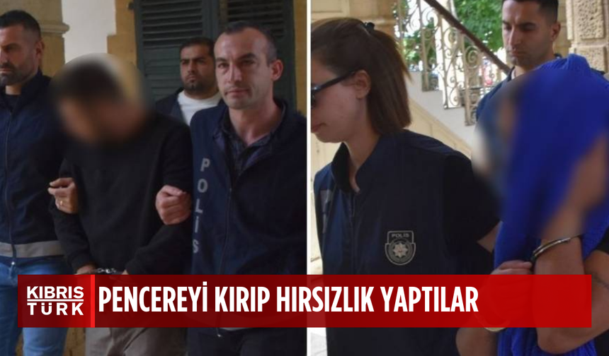 Pencereyi kırıp içeri girdiler, ne buldularsa aldılar
