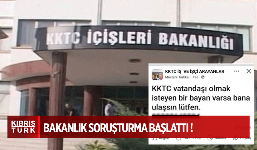 İçişleri Bakanlığı’ndan “Vatandaşlık” paylaşımına soruşturma!