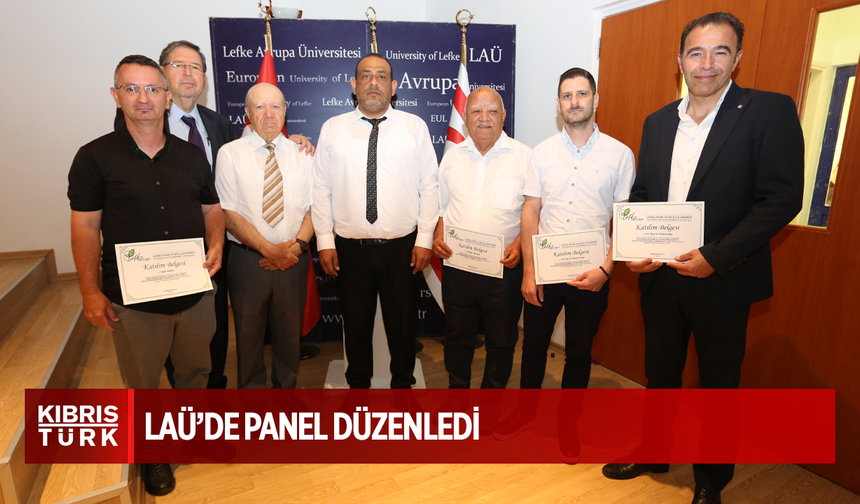 “İklim Değişikliğinin Su Kaynaklarına Etkisi ve Lefke İçin Sürdürülebilir Çözümler” konulu panel düzenledi