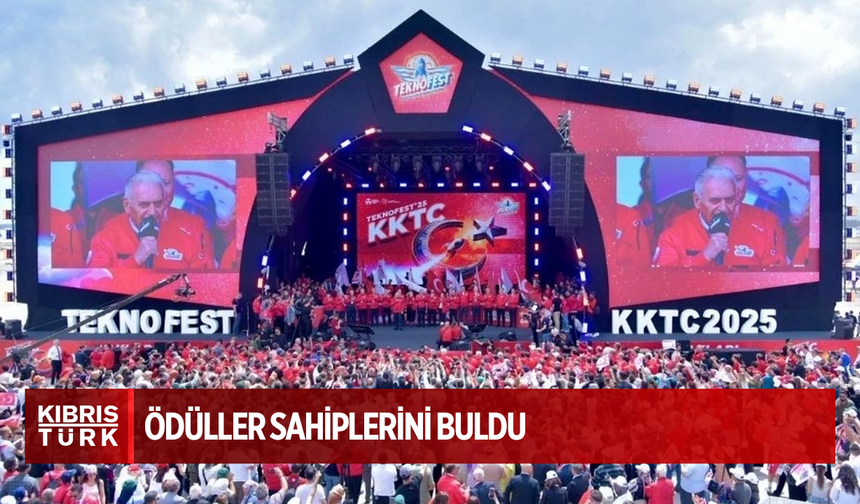 TEKNOFEST KKTC'nin teknoloji yarışmalarında ödüller sahiplerini buldu