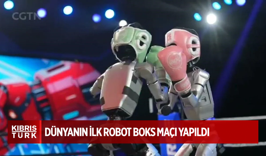 Çin'de dünyanın ilk robot boks maçı yapıldı