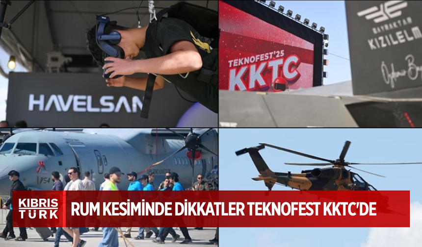 Rum kesiminde dikkatler TEKNOFEST KKTC'de