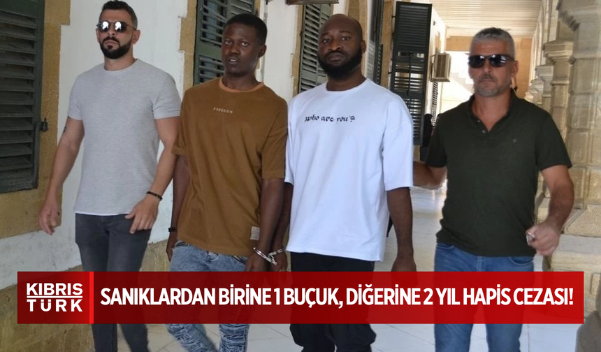 Uyuşturucuyla yakalan sanıklardan birine 1 buçuk, diğerine 2 yıl hapis cezası!