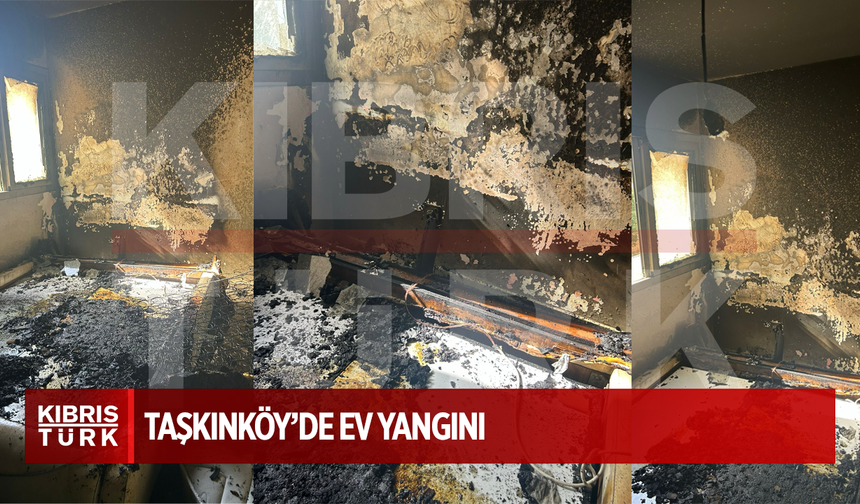 Taşkınköy’de Ev Yangını