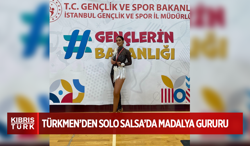 Didem Türkmen’den Solo Salsa’da Madalya Gururu