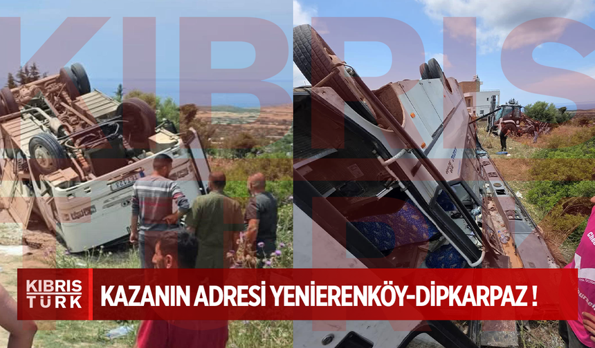Yenierenköy-Dipkarpaz' da trafik kazası !