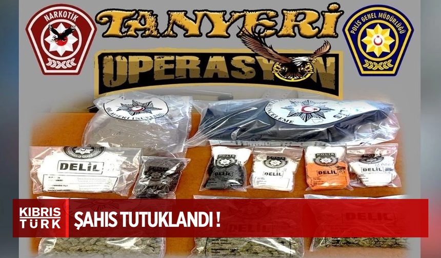Tanyeri Operasyonu: 2 kilodan fazla uyuşturucuyla yakalanan şahıs tutuklandı