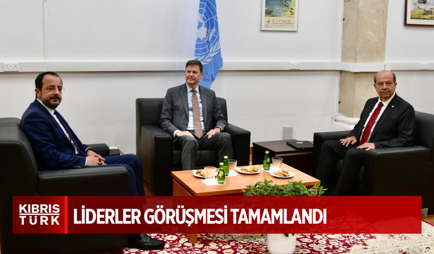Cumhurbaşkanı Ersin Tatar ve Rum Yönetimi Başkanı Nikos Hristodulidis’in ara bölgede görüşmesi tamamlandı