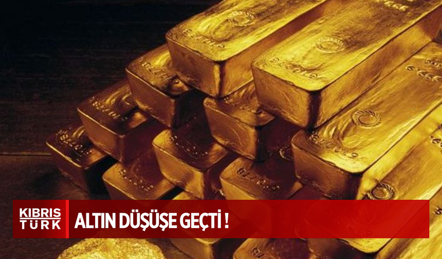 Altın iki günlük yükselişin ardından düşüşe geçti