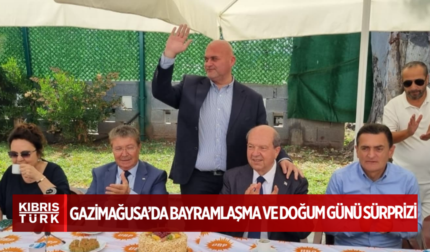 Gazimağusa’da Bayramlaşma ve Doğum Günü Sürprizi