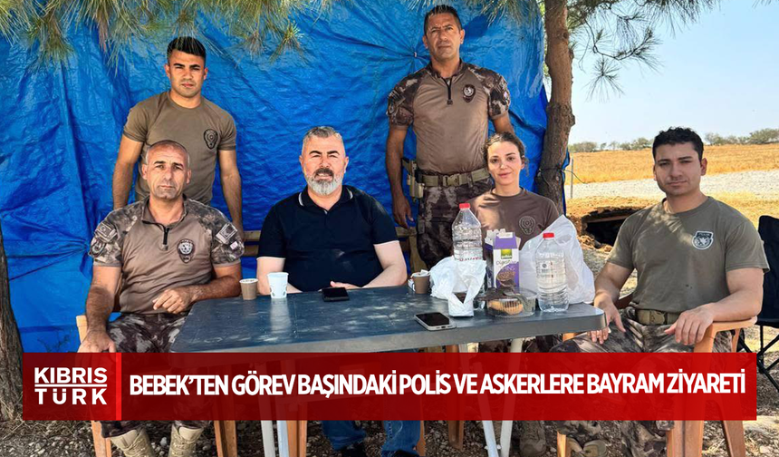 Başkan Bülent Bebek’ten Görev Başındaki Polis ve Askerlere Bayram Ziyareti