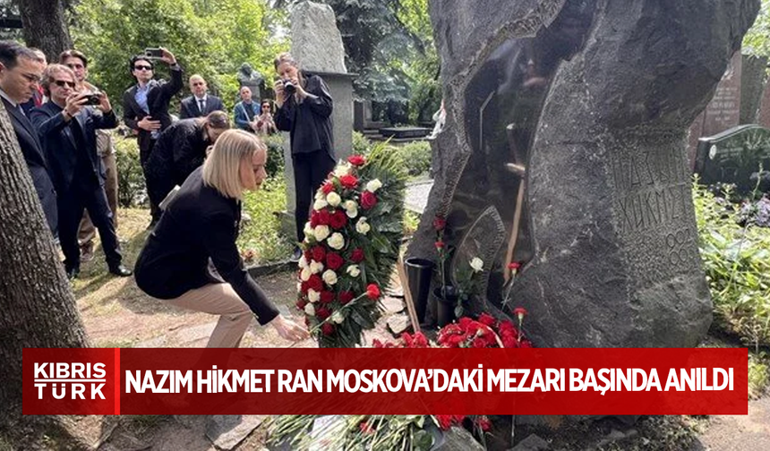 Nazım Hikmet Ran Moskova’daki mezarı başında anıldı