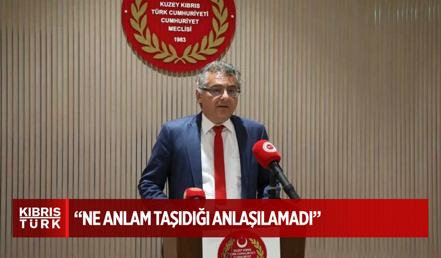 Erhürman: “Tatar’ın Meclis’e gelmesinin ne anlam taşıdığı anlaşılamadı”
