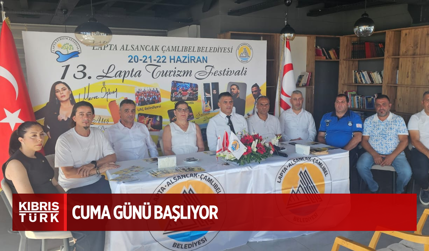 13. Lapta Turizm Festivali cuma günü başlıyor