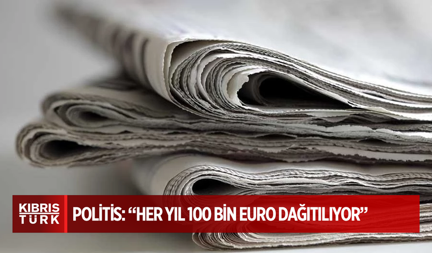 Politis: "Rum Partilere Kıbrıs propagandası için her yıl 100 bin Euro dağıtılıyor"