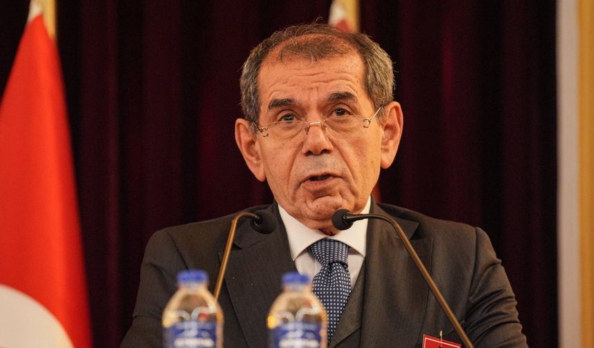 Dursun Özbek "Bir duyum aldım" diyerek açıkladı: "Sakın ha!"