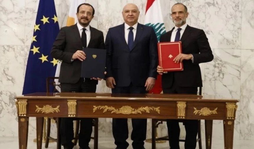 Rum basını: Güney Kıbrıs-Lübnan MEB anlaşması Doğu Akdeniz’de jeopolitik gerilimi artırdı