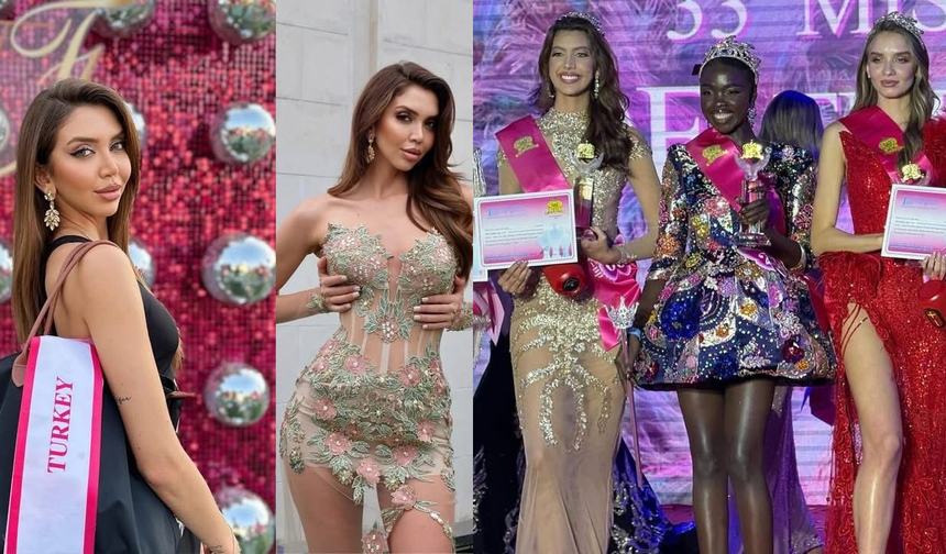 Türk Güzeli Şüheda Erkoç, Çin’de Kostümüyle Birinci Oldu!