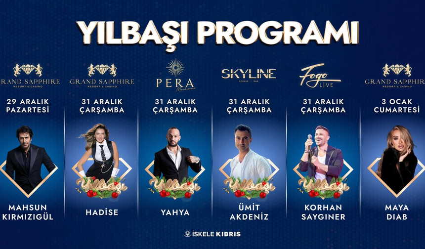 Grand Sapphire  2026’ya Unutulmaz Bir Yılbaşı Programıyla Giriyor