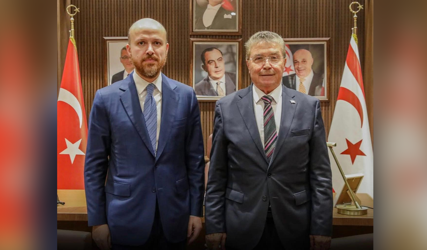 Üstel, Bilal Erdoğan'ı kabul etti