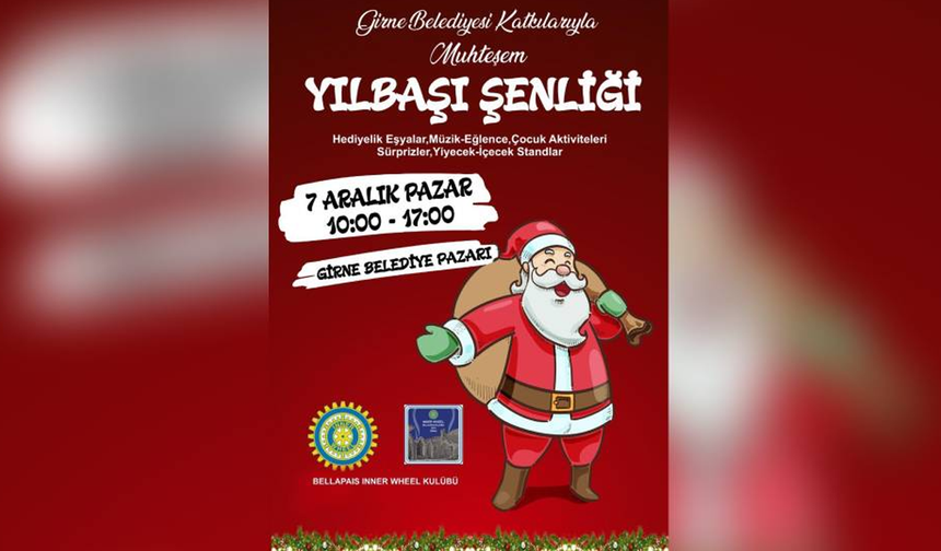 Girne’de pazar günü ‘Yılbaşı Şenliği’ düzenleniyor