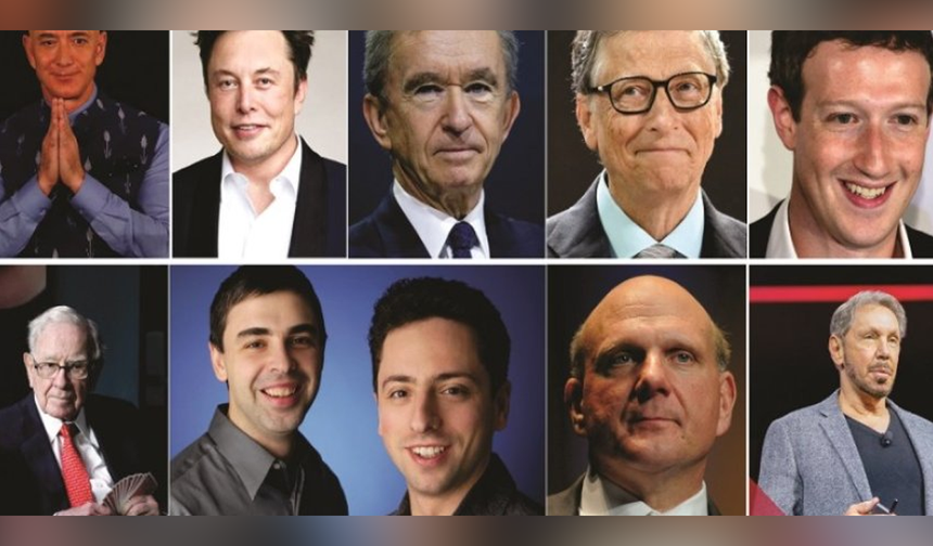 Dünyanın en zengin 10 iş insanının toplam serveti 2,5 trilyon doları aştı