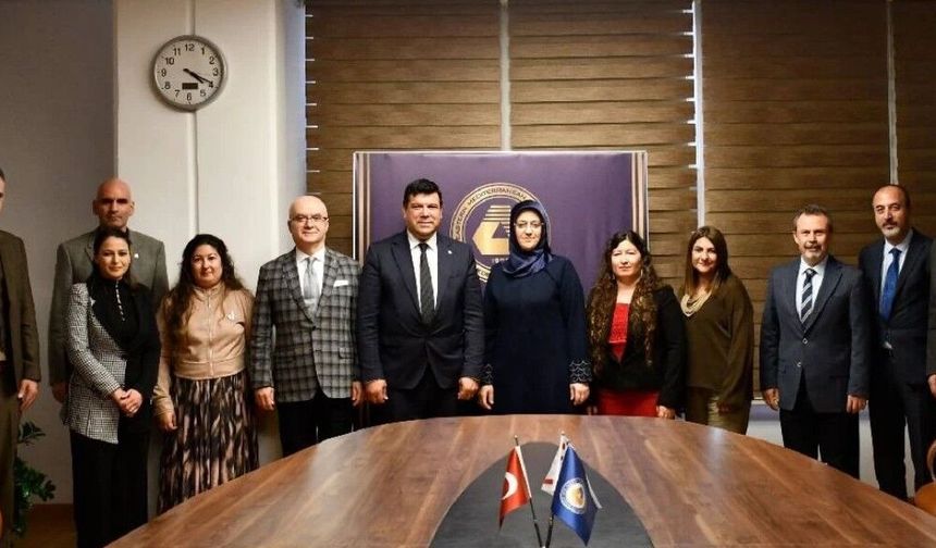 DAÜ Rektörü Hasan Kılıç, Manisa Celal Bayar Üniversitesi Rektörü Rana Kibar’la bir araya geldi