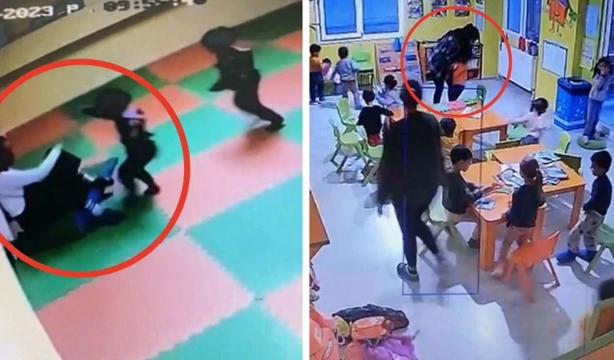 Özel kreşte çocuklara şiddet! 3'ü öğretmen 6 kişiye dava açıldı