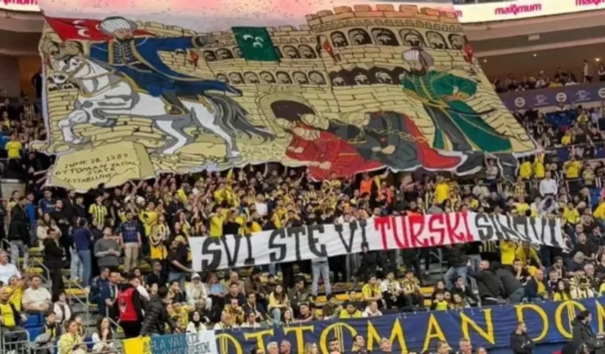 Fenerbahçe'den Partizan taraftarına tarihi cevap!