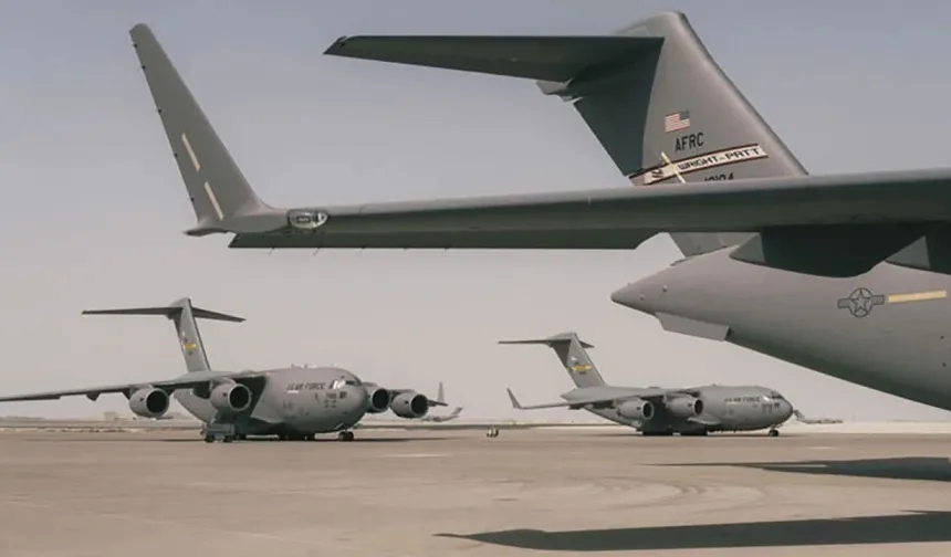 ABD ordusuna ait yakıt ikmal uçakları, İsrail'in Ben Gurion Havalimanı'na indi